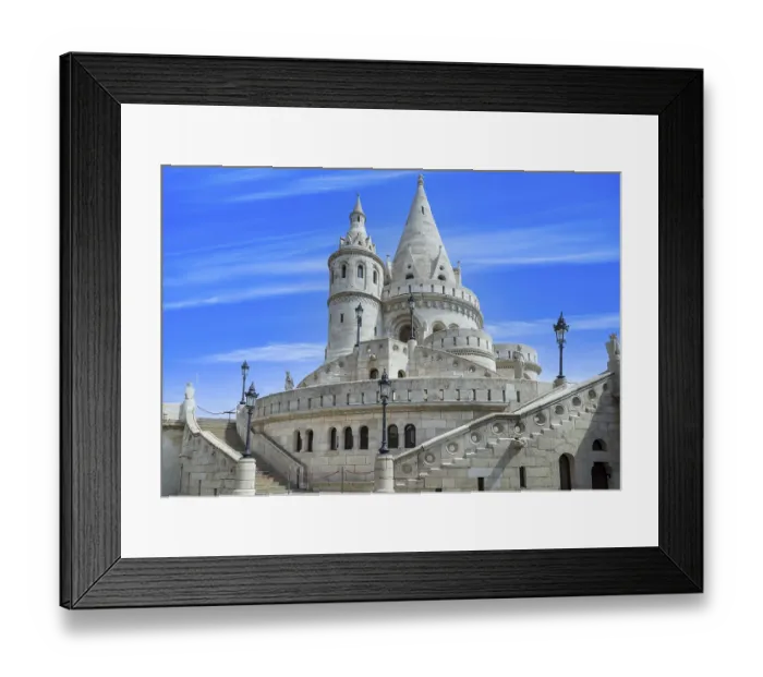 Framed Print : Hungary, tourist and travel attractions Fisherman Bastion