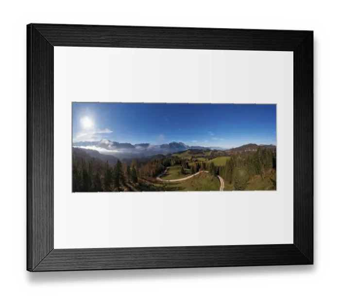Framed Print : Drone shot, view from the Moosegg high plateau to the Hoher Goell Framed Print : Drone shot, view from the Moosegg high plateau to the Hoher Goell