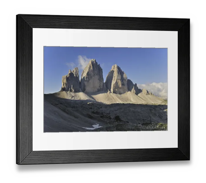 Framed Print : Tre Cime di Lavaredo, Drei Zinnen