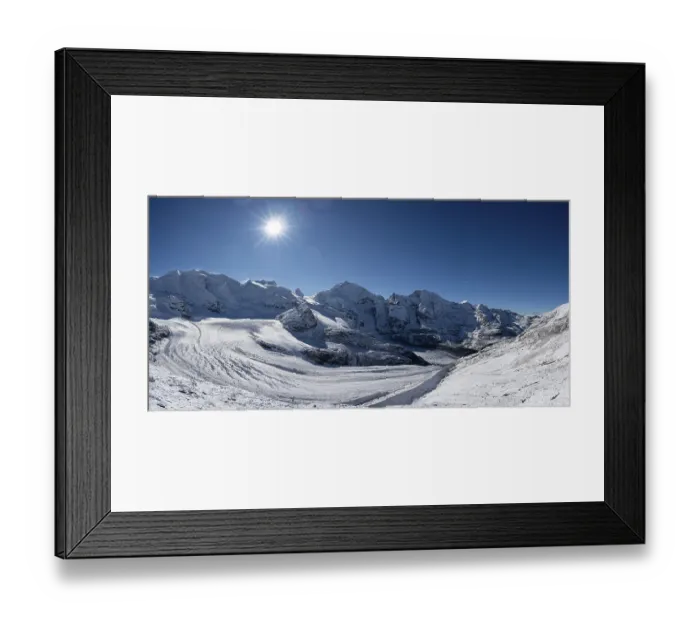 Framed Print : Mountain panorama on the Diavolezza