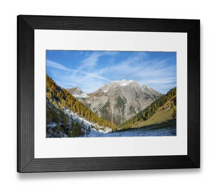 Framed Print : View of the rocky summit of the Gamsjoch Framed Print : View of the rocky summit of the Gamsjoch
