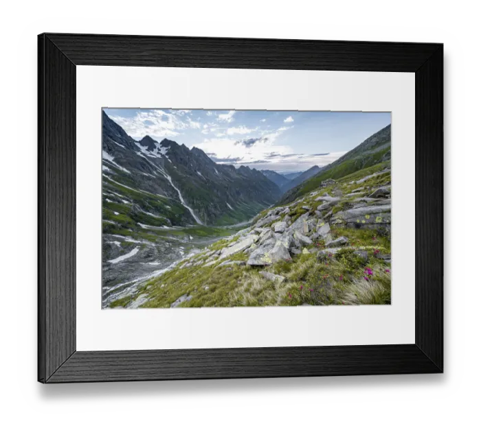 Framed Print : Mountain panorama, Berlin high trail
