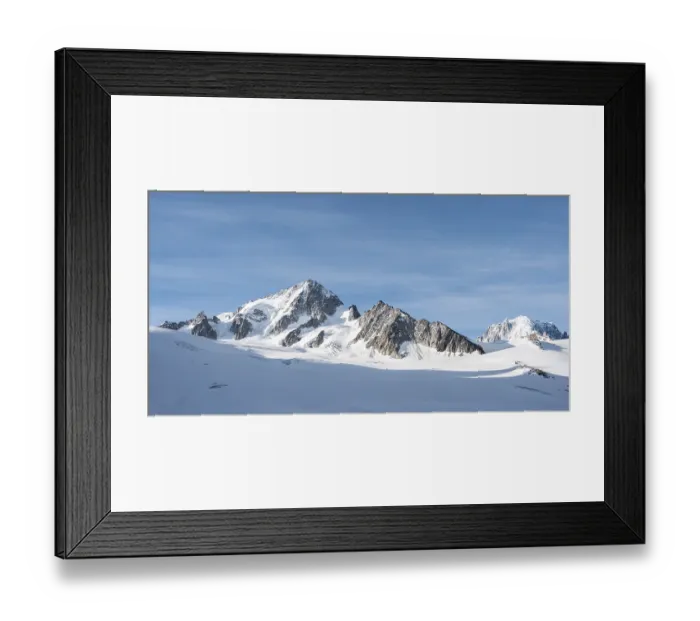 Framed Print : Mountain panorama, Glacier du Tour Framed Print : Mountain panorama, Glacier du Tour