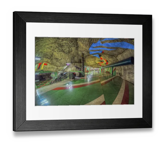 Framed Print : Underground station Kungstraedgarden Framed Print : Underground station Kungstraedgarden