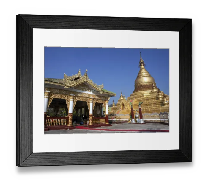Framed Print : Maha lawka Marazein Pagoda, Mandalay