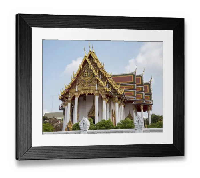 Framed Print : Wat Ratchaburana Ratchaworawihan Buddhist temple Framed Print : Wat Ratchaburana Ratchaworawihan Buddhist temple