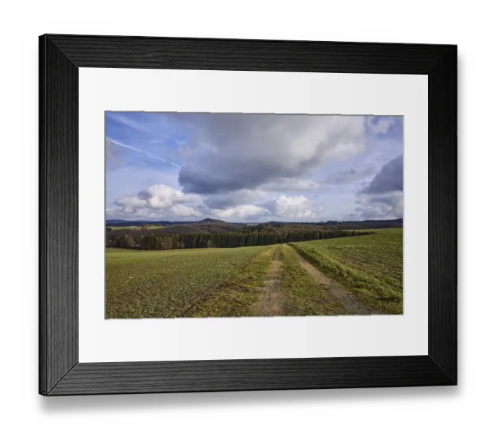 Framed Print : Agriculture, fields, hilly landscape Framed Print : Agriculture, fields, hilly landscape