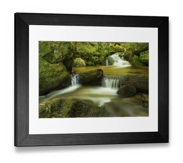 Framed Print : Brook through Ysperklamm Gorge