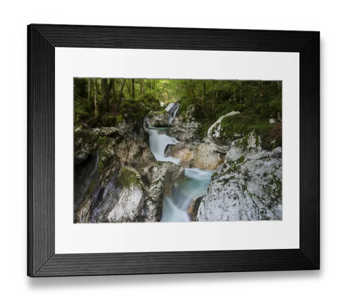Framed Print : Lepenjica River, Cascades, Triglav National Park Framed Print : Lepenjica River, Cascades, Triglav National Park