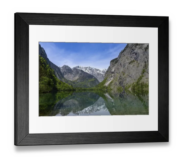 Framed Print : Landscape and nature reserves around the Obersee Framed Print : Landscape and nature reserves around the Obersee