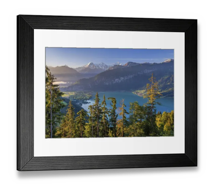Framed Print : Eiger triumvirate with the Eiger north face