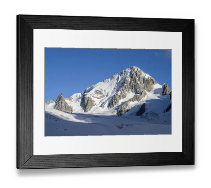 Framed Print : High alpine mountain landscape