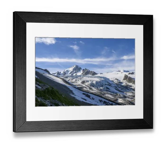 Framed Print : High alpine mountain landscape Framed Print : High alpine mountain landscape