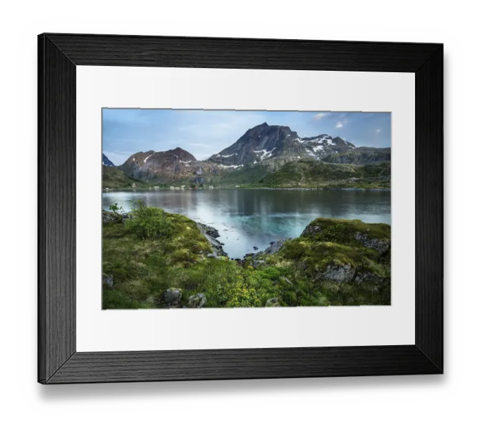 Framed Print : Landscape on the Lofoten Islands