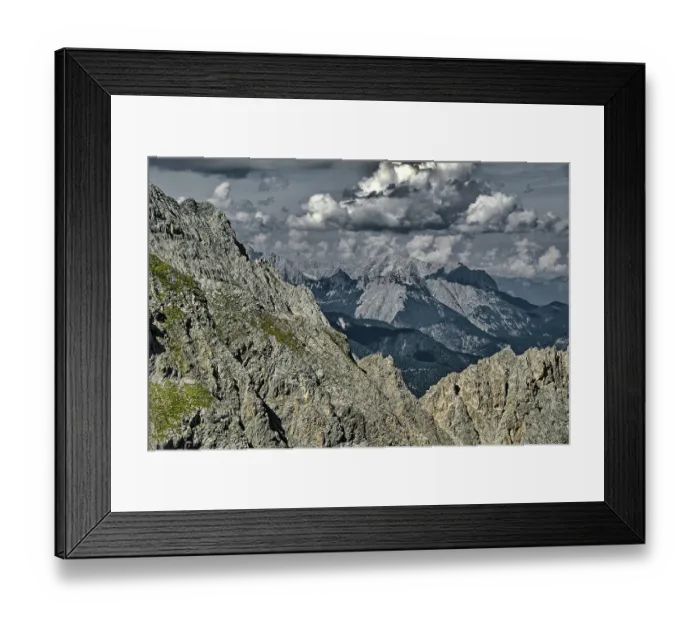 Framed Print : Dramatic weather mood, At the Hafelekar Framed Print : Dramatic weather mood, At the Hafelekar