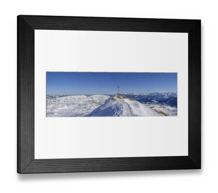 Framed Print : Hahnenkoepfle, 2085m, Gottesacker plateau Framed Print : Hahnenkoepfle, 2085m, Gottesacker plateau