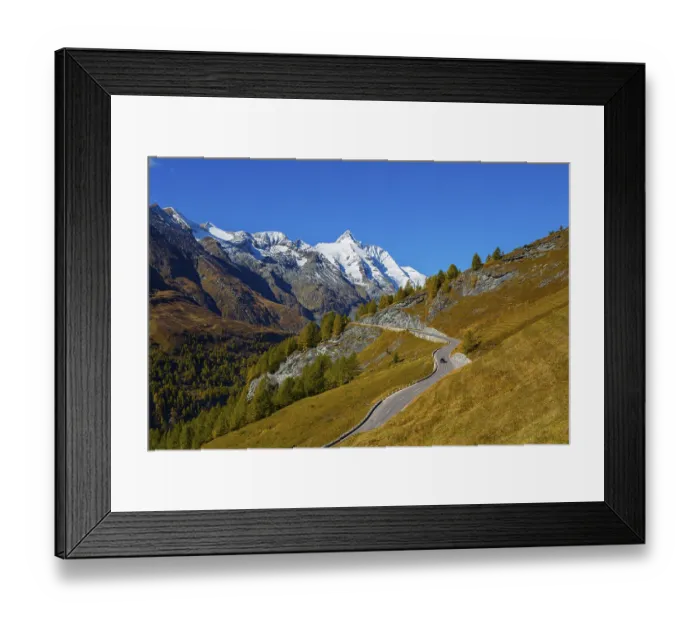 Framed Print : Mountain landscape, Grossglockner High Alpine Road Framed Print : Mountain landscape, Grossglockner High Alpine Road