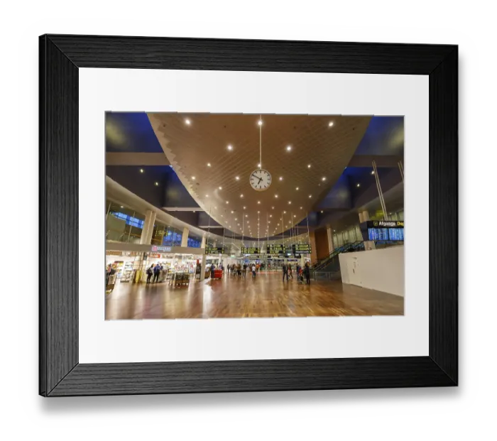 Framed Print : Copenhagen Kastrup Airport (CPH) Terminal in Copenhagen