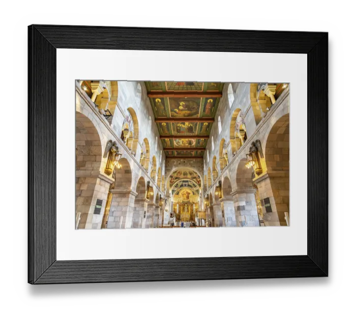 Framed Print : Interior of Viborg Cathedral, Viborg