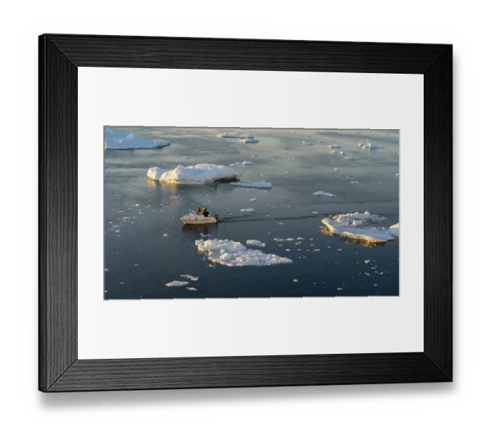 Framed Print : Drift ice, Disko Bay, Greenland, North America Framed Print : Drift ice, Disko Bay, Greenland, North America