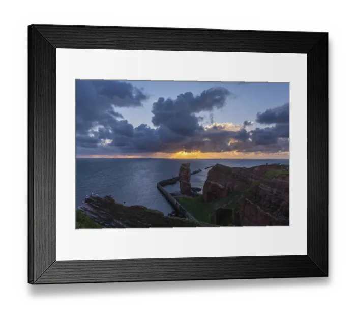 Framed Print : Evening shot, Lange Anna Felsen Framed Print : Evening shot, Lange Anna Felsen