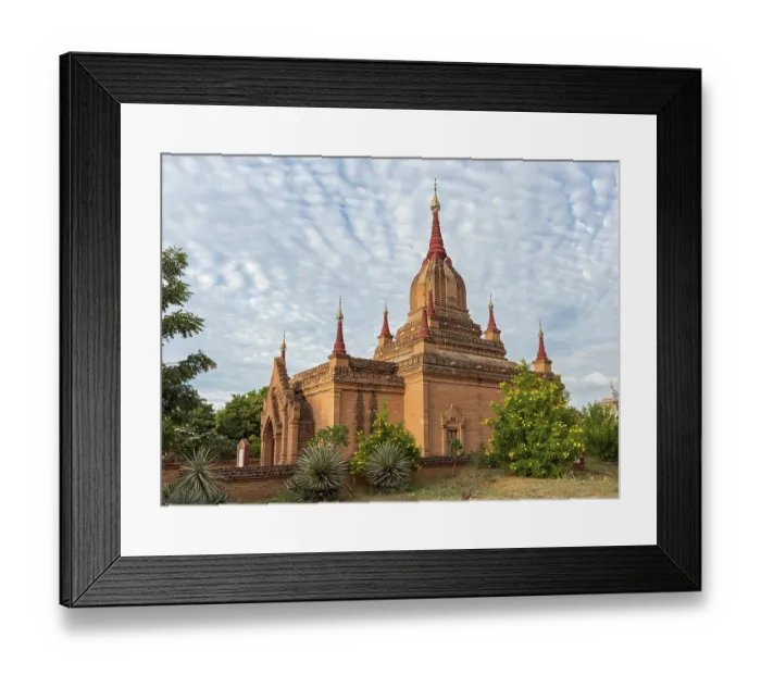 Framed Print : TaWaGu Pagoda, Bagan, Myanmar, Asia