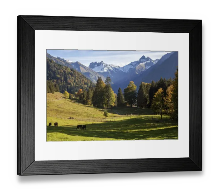 Framed Print : View from dOberallgaeu, Allgaeu