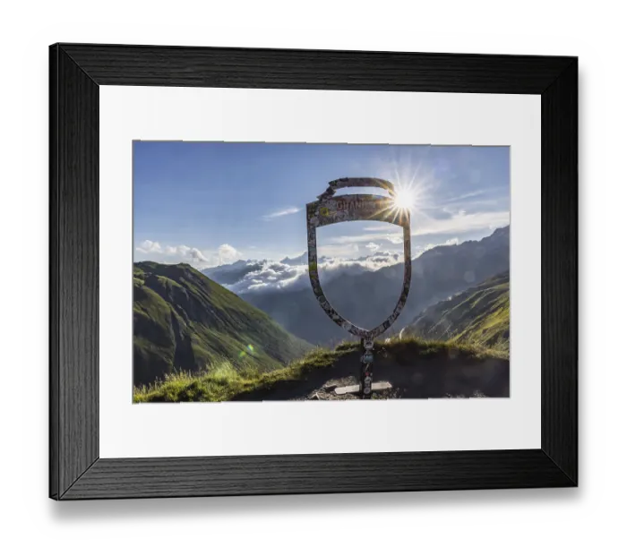 Framed Print : Furka Pass. Grand Tour of Switzerland