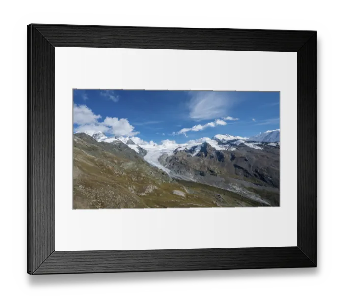 Framed Print : Glacier tongue of Findelgletscher