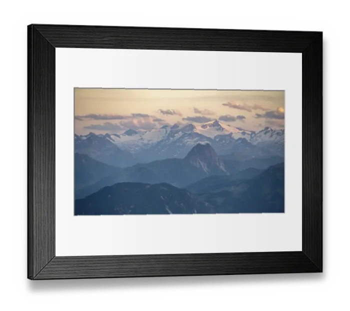 Framed Print : Evening atmosphere, view of Grossvenediger and Venediger group in the Hohe Tauern Framed Print : Evening atmosphere, view of Grossvenediger and Venediger group in the Hohe Tauern