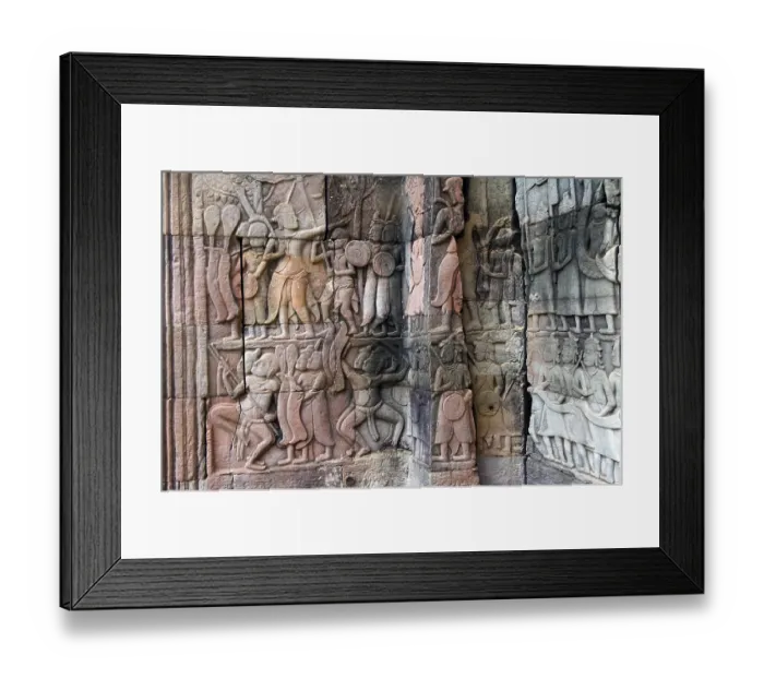 Framed Print : Bas relief in the East gallery