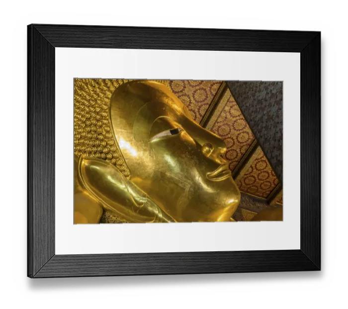 Framed Print : Wat Pho, temple of the reclining Buddha