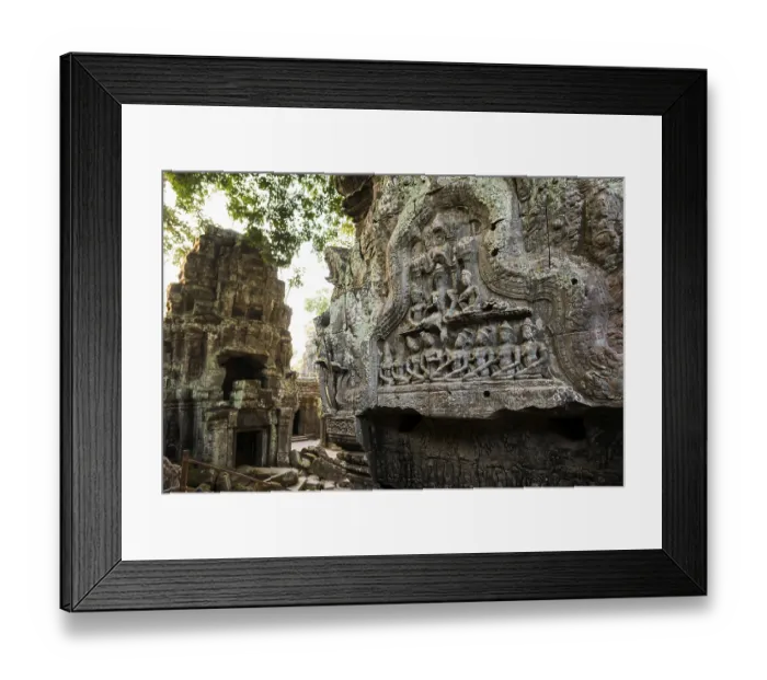 Framed Print : Ta Prohm, Angkor Wat, Angkor, UNESCO World Heritage Site