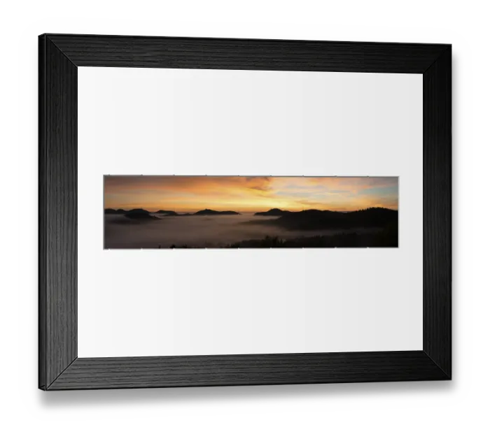 Framed Print : Palatinate Forest, from Lindelbrunn castle ruins