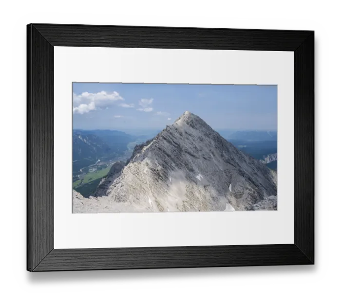 Framed Print : Jubilaeumsgrat, view of Alpspitze Framed Print : Jubilaeumsgrat, view of Alpspitze