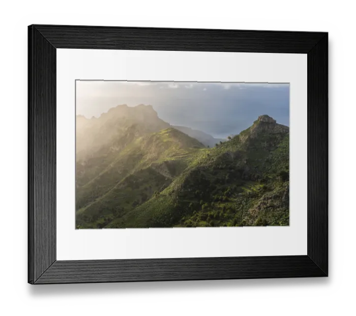 Framed Print : View of the Barranco Juan de Vera and its mountains Framed Print : View of the Barranco Juan de Vera and its mountains