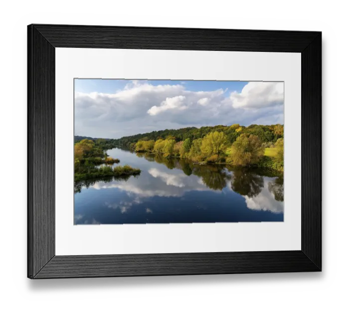 Framed Print : The Ruhr near Bochum-Stiepel, right and Hattingen-Blankenstein Framed Print : The Ruhr near Bochum-Stiepel, right and Hattingen-Blankenstein