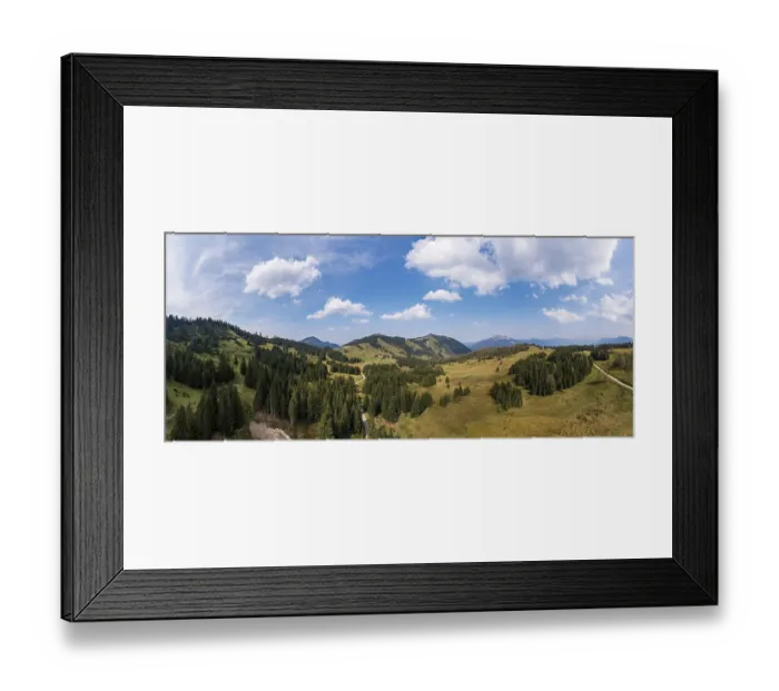 Framed Print : Drone shot of the Illingeralm with a view of the Pillsteinhoehe and Zwoelferhorn Framed Print : Drone shot of the Illingeralm with a view of the Pillsteinhoehe and Zwoelferhorn