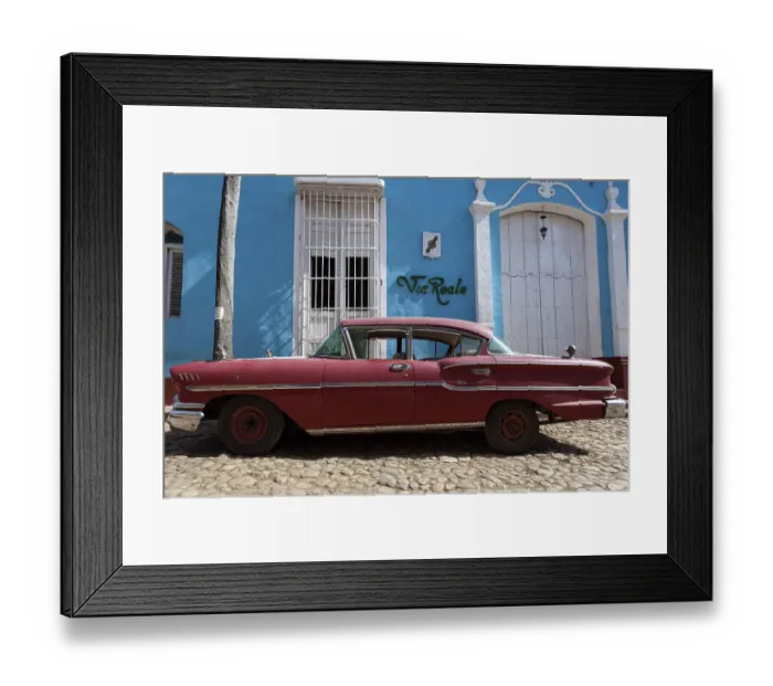 Framed Print : Vintage Chevrolet from the 1950s
