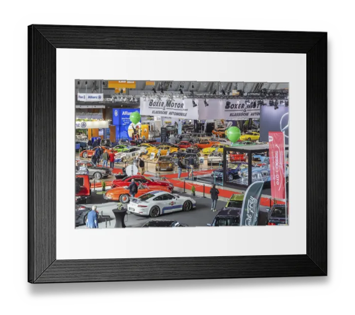 Framed Print : Retro Classics car show opens in Stuttgart Framed Print : Retro Classics car show opens in Stuttgart