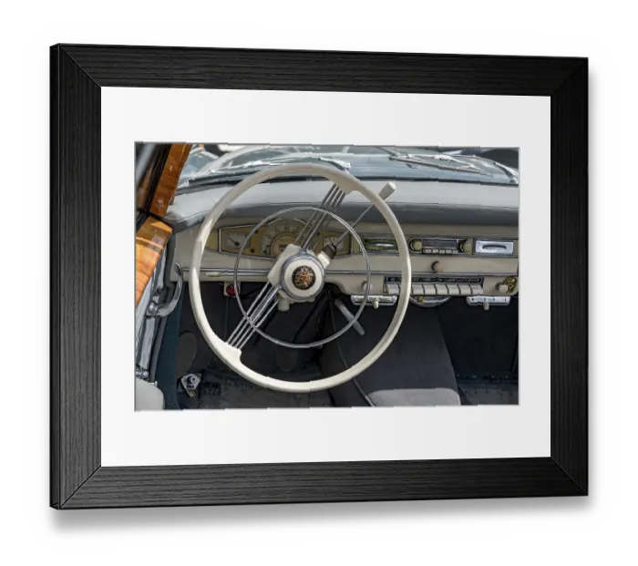 Framed Print : Vintage Borgward Isabella Coupe Cabriolet