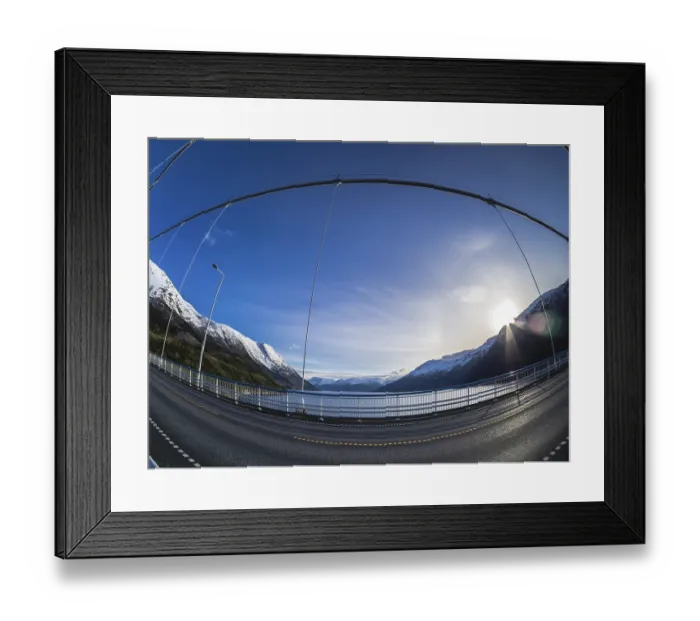Framed Print : Hardanger bridge, suspension bridge over the Eidfjord Framed Print : Hardanger bridge, suspension bridge over the Eidfjord
