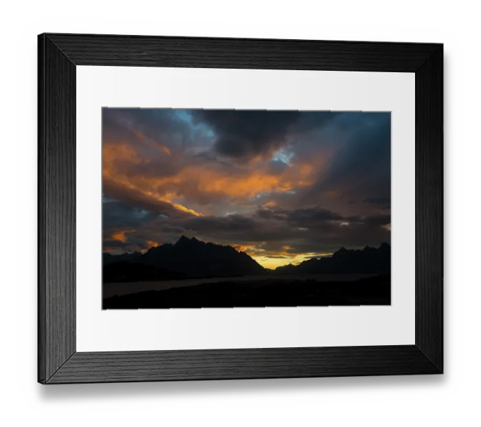 Framed Print : Morning sky in Svolvaer Vagan, Nordland Framed Print : Morning sky in Svolvaer Vagan, Nordland