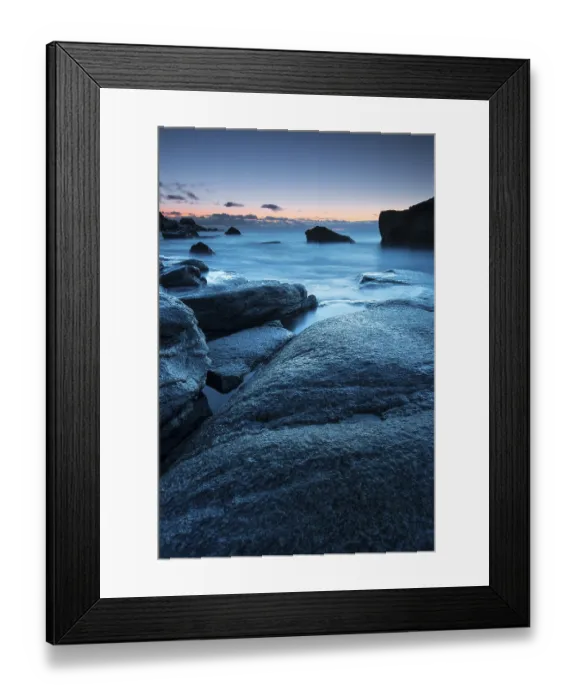 Framed Print : Sunset on the Fjord, Uttakleiv
