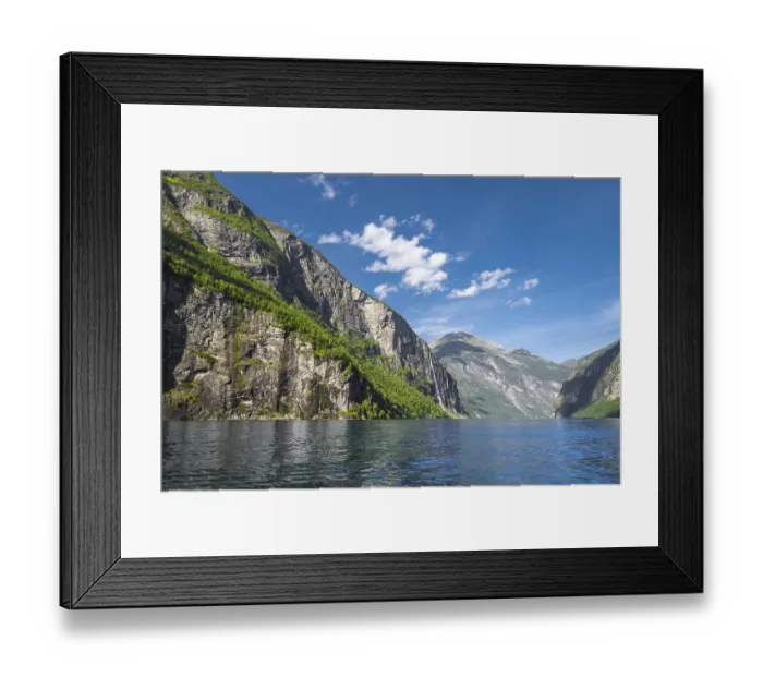 Framed Print : Waterfall Seven Sisters, Geirangerfjord