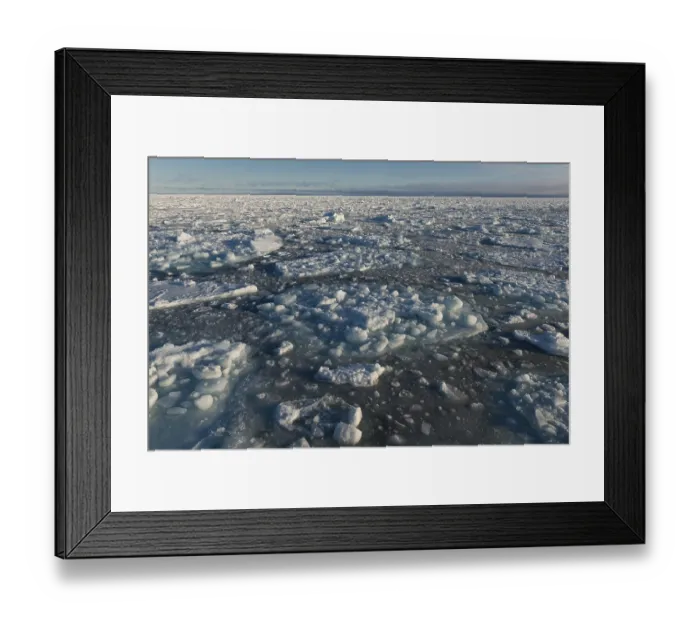 Framed Print : Ice floes, pack ice, Arctic Ocean Framed Print : Ice floes, pack ice, Arctic Ocean