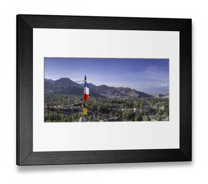 Framed Print : Panorama over Leh and the Namgyal Tsemo Gompa monastery on Tsenmo Hill Framed Print : Panorama over Leh and the Namgyal Tsemo Gompa monastery on Tsenmo Hill