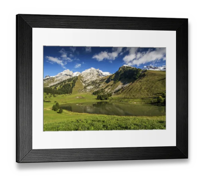 Framed Print : Lake of Confins, Massif of Arvis