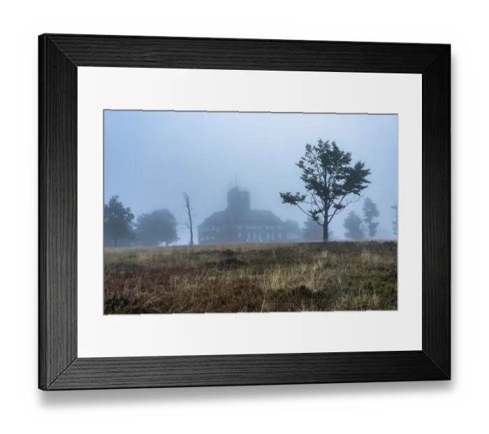 Framed Print : The high heath on the Kahler Asten