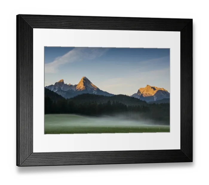 Framed Print : Watzmann, sunrise, Berchtesgadener Land